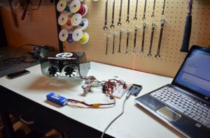 OpenROV on the bench