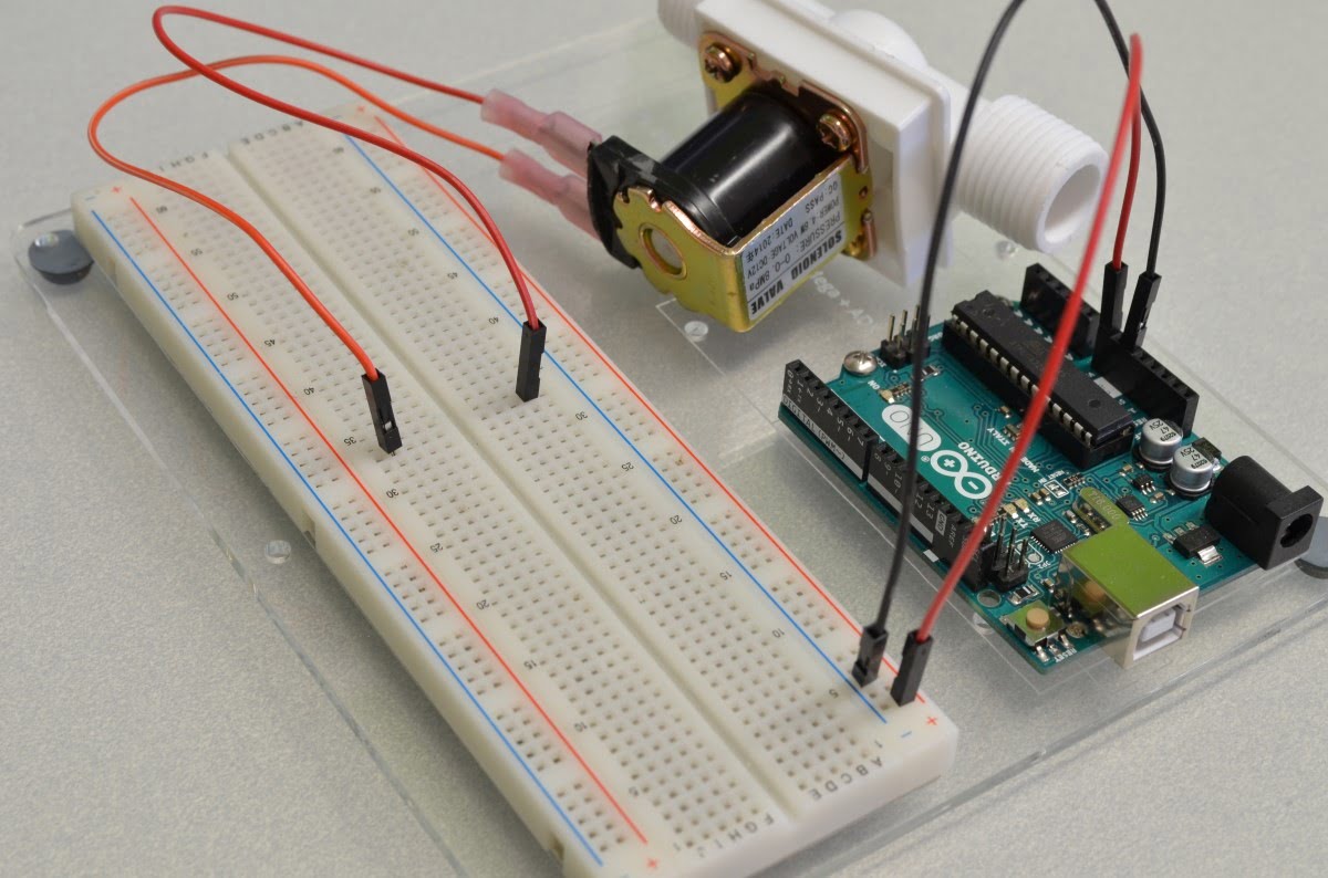 Controlling A Solenoid Valve With Arduino | BC Robotics