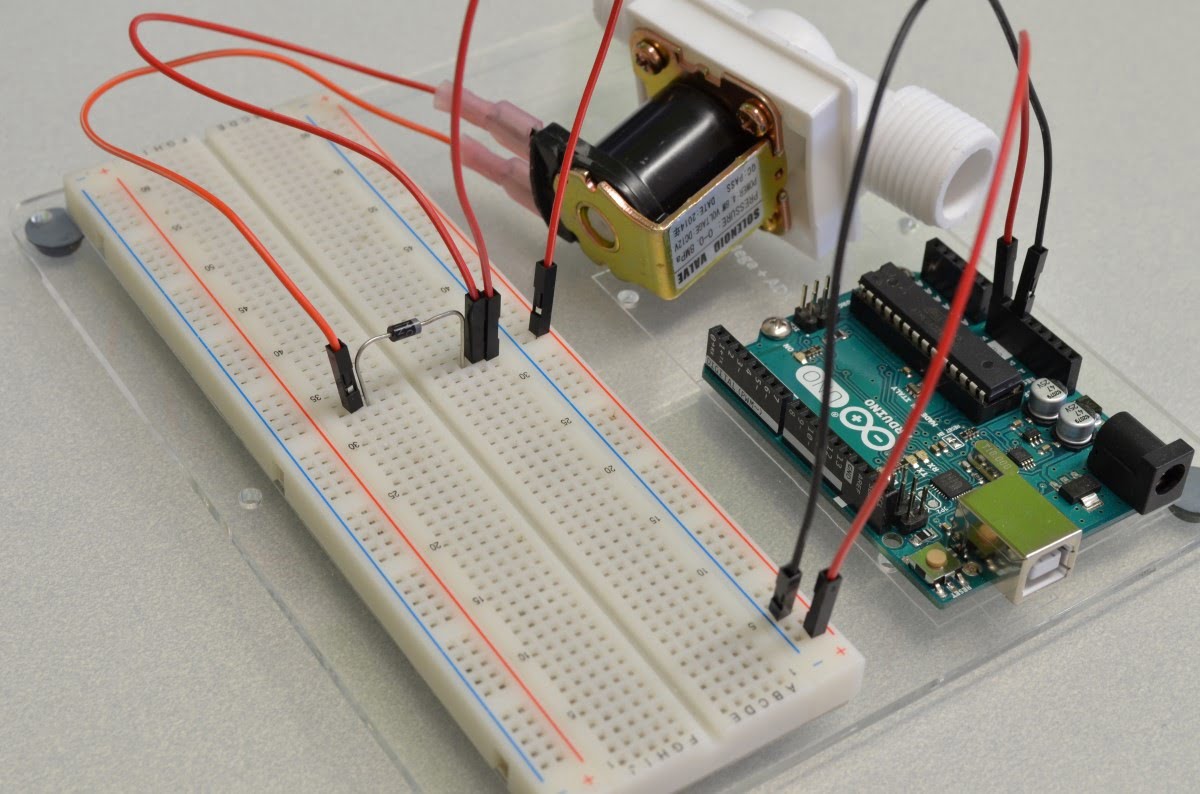 Controlling A Solenoid Valve With Arduino - BC Robotics
